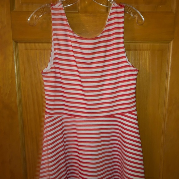 Red and White Stripped Dress - Picture 1 of 3